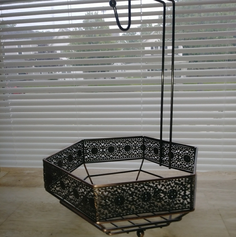 Vintage decorative fruit basket